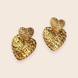 Oorbellen Vintage Hearts