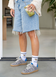 POONA leopard - Sneakers | Sand / Kobalt