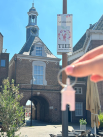 Waterpoort Sleutelhanger | Wit