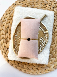 Smiley Armbandje | zwart