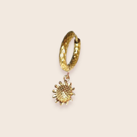 Single Oorbel Little Sunflower