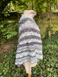 SJAAL/OMSLAGDOEK MINT&GREY - KANT & KLAAR!