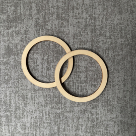 HOUTEN RINGEN 7,5 CM DIAMETER (4 STUKS)