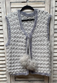 OKTOBER BOX 3: FLUFFY EDGE VEST(JE)