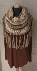 HAAKPAKKET PONCHO CIRCLE BOHO.