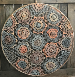 HAAKPAKKET MANDALA HEXA MC 89 XL 100 CM.