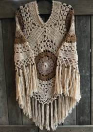 HAAKPAKKET PONCHO CIRCLE BOHO.