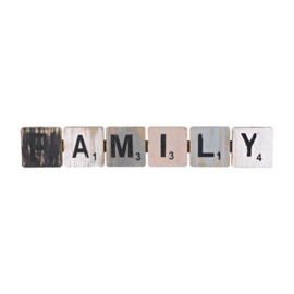 ROOTS WOORDHANGER 'FAMILY' - CALM SERIE (131476).