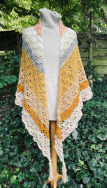SJAAL/OMSLAGDOEK MULTI COLOR - KANT & KLAAR!