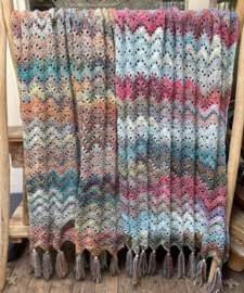 HAAKPAKKET PLAID MARBLE ZIGZAG BOHO.