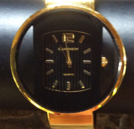 HORLOGE GOLD/BLACK.