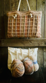 *HAAKPAAKET TAS ORANGE PUFF BLOCK MC 89.