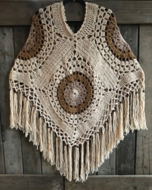 HAAKPAKKET PONCHO CIRCLE BOHO.