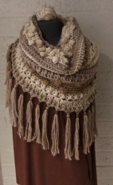 HAAKPAKKET PONCHO CIRCLE BOHO.