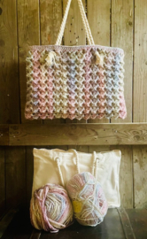 *HAAKPAKKET TAS ANTIQUE PASTEL.