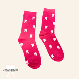 Roze tandensokken