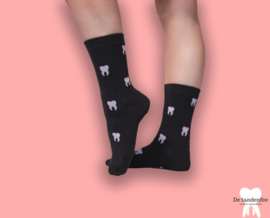 Dental socks black&white (kan tot maat 45!)