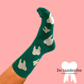 Team green dental socks