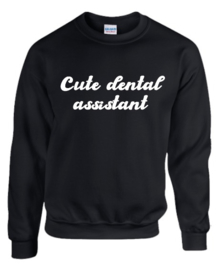 Cute dental assistant - Black&white