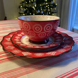 Zweeds servies rood