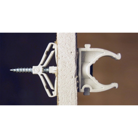 Nylon hollewandplug met schroef   8x40mm  25 stuks