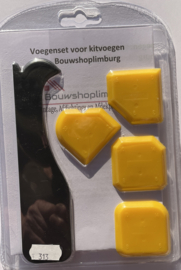 Voegenset voor kitvoegen