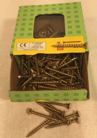 Spaanplaatschroef Torx met boorpunt 4.0x40mm geel verzinkt  200 stuks
