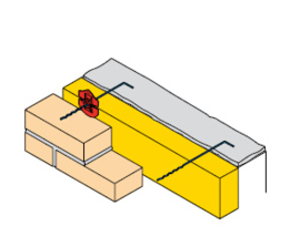 Spouwankers verzinkt 3.0x290x3,6mm  100st.
