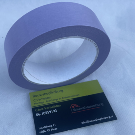 Maskeertape Afplaktape rijstpapier purple 30mm x 50mtr.