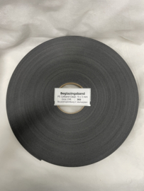 Beglazingsband PE Celband Grijs (antraciet) 9x3mm 25mtr.