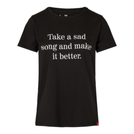 "Take a sad song" T-shirt ladies fit
