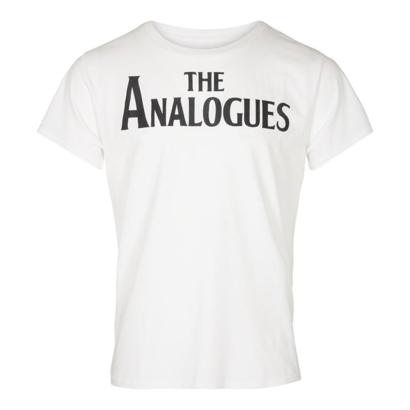 The Analogues logo T-shirt wit