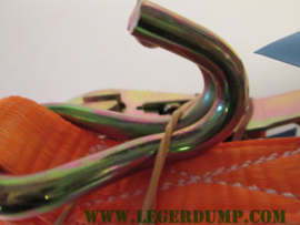 Spanband klein model kleur oranje  2,5 cm breed.