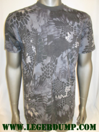 T-shirt Black snake camouflage