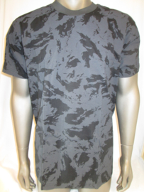 T-shirt Zwart Night camouflage