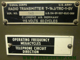 FM Radio Transmitter T-14J/TRC-1-GY (US Army)