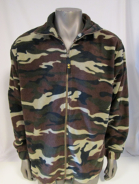 Camouflage fleece vest