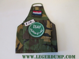 Armlet schouderband Camouflage met ISAF embleem