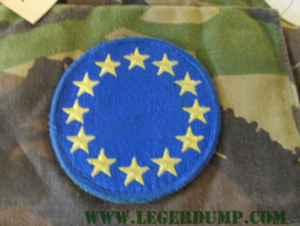 Armlet schouderband camouflage logo met 12 gele sterren