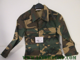 Kinder BDU jas Woodland, 100% katoen