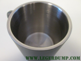 RVS mok legergroen, dubbelwandig 300ML