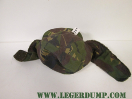 Bontmuts camouflage met originele oorflappen