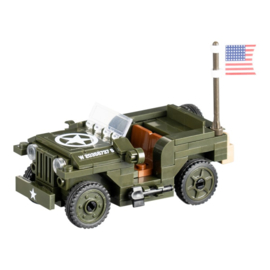Sluban WWII Jeep US Army
