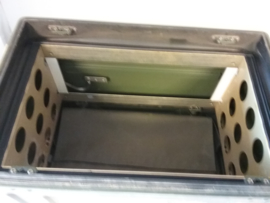 Aluminium leger  kist aan 2 kanten opening