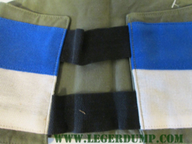Armlet schouderband met reflectie blauw wit