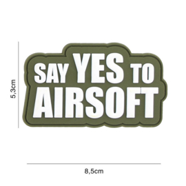 Embleem say yes to airsoft