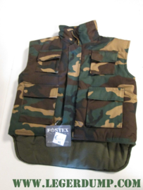 Kinder Bodywarmer camouflage