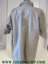 Overhemd grijs met korte mouw