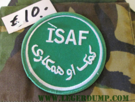 Armlet schouderband Camouflage met ISAF embleem