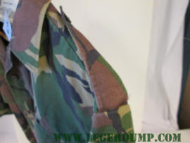 Blouse korte mouw camouflage